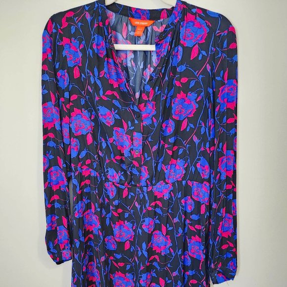 Joe Fresh Vintage Dress, Floral, Summer Vibe, Long sleeves Dress, Size Small - Picture 1 of 5